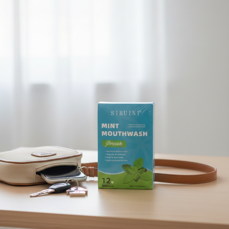 🦷 SIRUINI – Bain de Bouche Portable à la Menthe