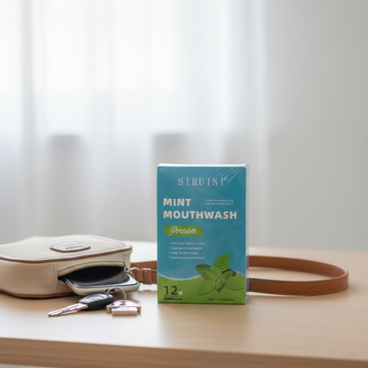 🦷 SIRUINI – Bain de Bouche Portable à la Menthe