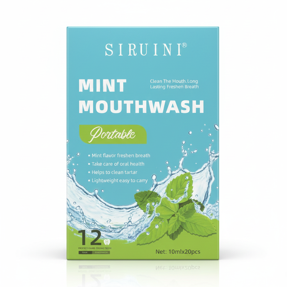 🦷 SIRUINI – Bain de Bouche Portable à la Menthe