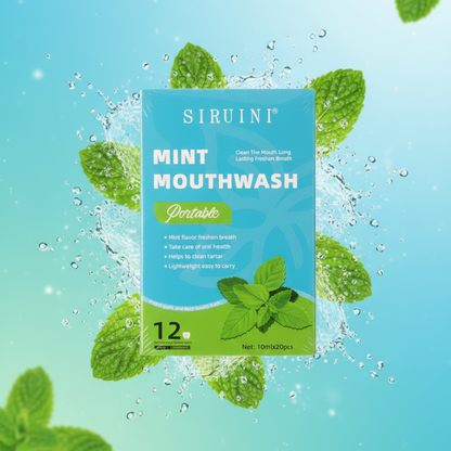 🦷 SIRUINI – Bain de Bouche Portable à la Menthe