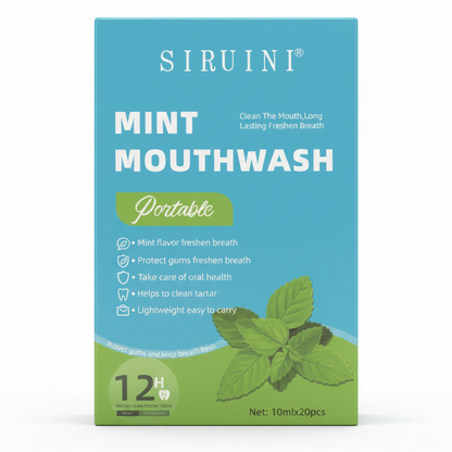 🦷 SIRUINI – Bain de Bouche Portable à la Menthe