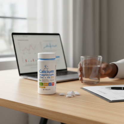 Calcium Magnesium  zinc + Vit D3