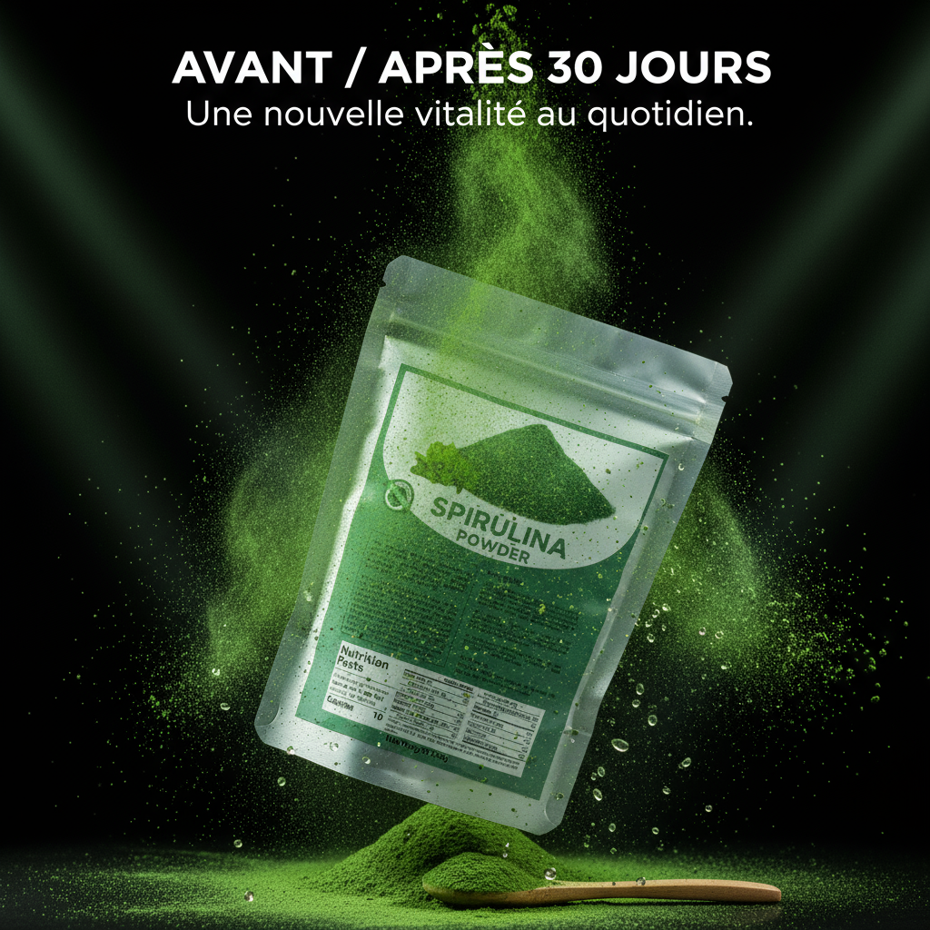Spiruline 100% Naturelle | Énergie, Immunité & Vitalité