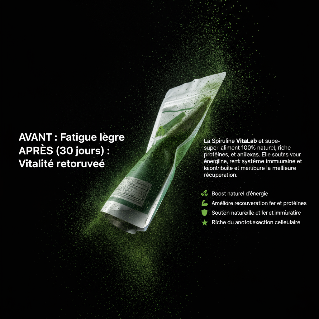 Spiruline 100% Naturelle | Énergie, Immunité & Vitalité