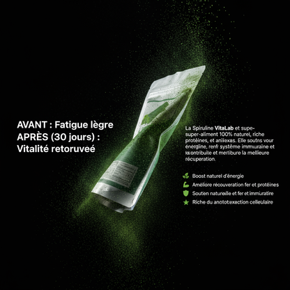 Spiruline 100% Naturelle | Énergie, Immunité & Vitalité